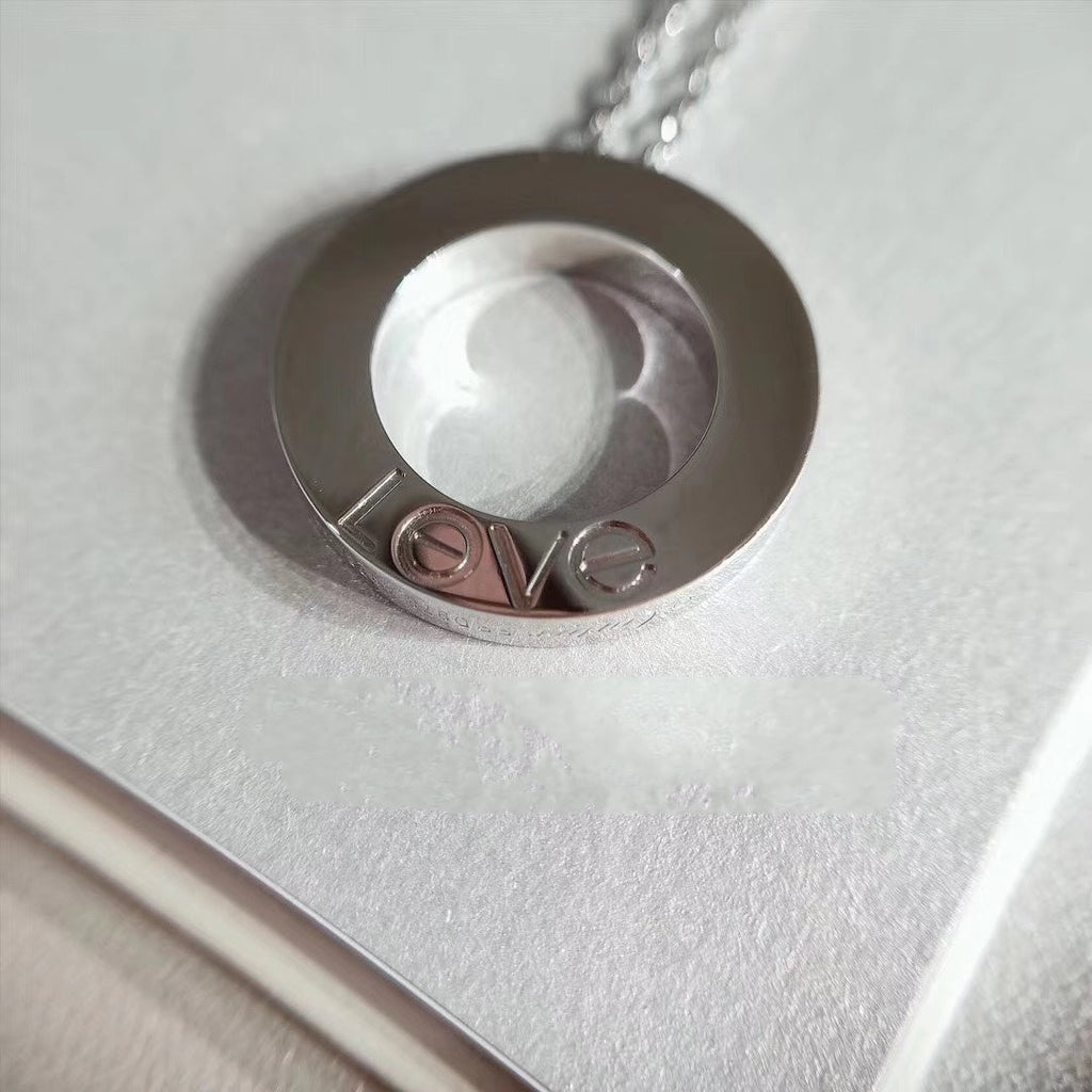 [Lumi Jewels]LOVE NECKLACE ADJUSTABLE SILVER