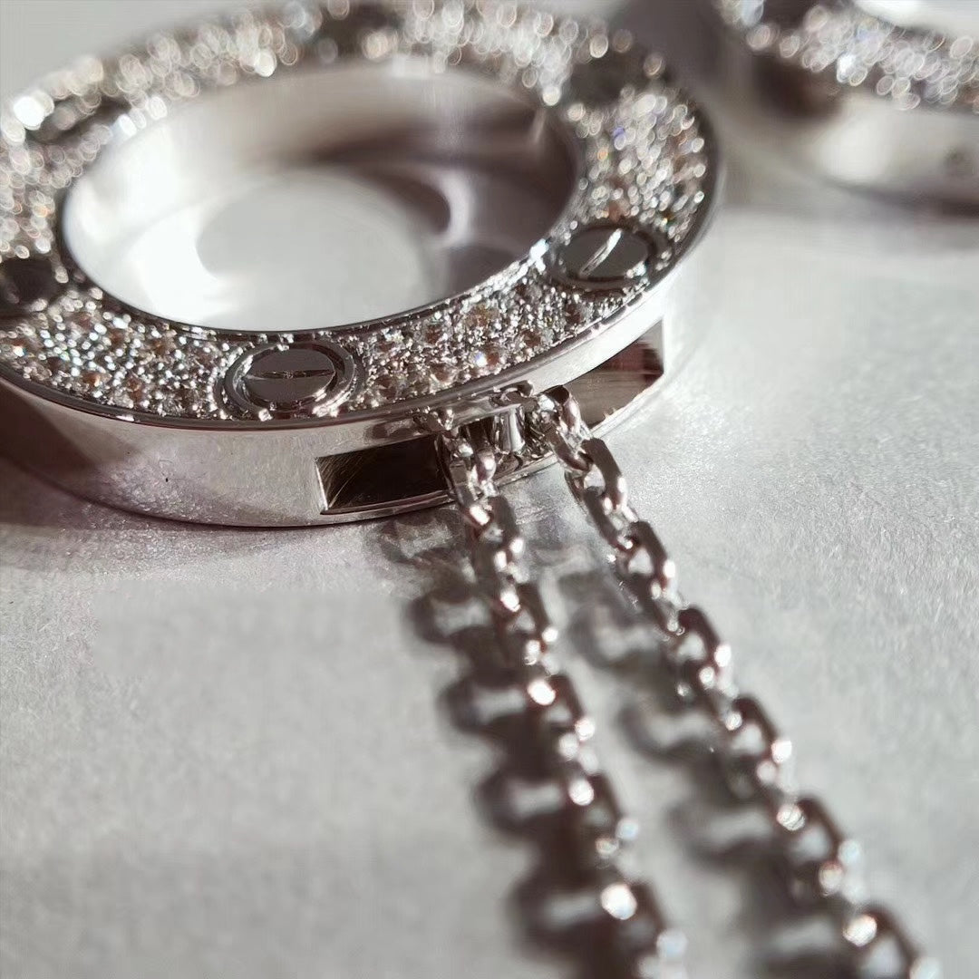 [Lumi Jewels]LOVE NECKLACE ADJUSTABLE SILVER