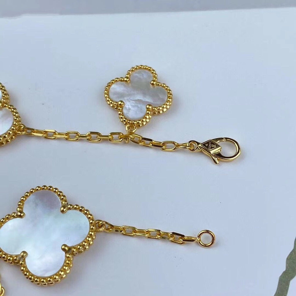 [Lumi Jewels]MAGIC CLOVER MOP GOLD BRACELET 5 MOTIFS