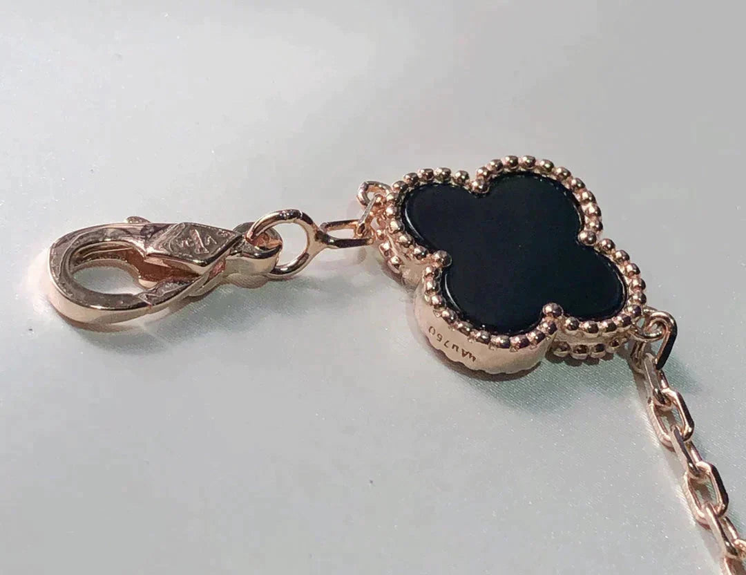 [Lumi Jewels]CLOVER 5 MOTIFS MULTICOLOR BRACELET