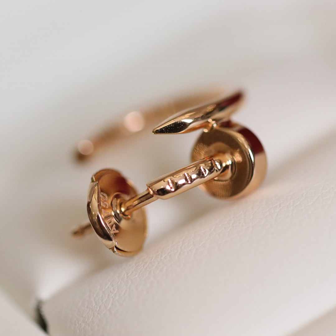 [Lumi Jewels]JUSTE EARRINGS PINK GOLD