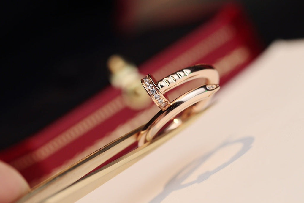 [Lumi Jewels]JUSTE RING 2.65MM PINK GOLD DIAMOND