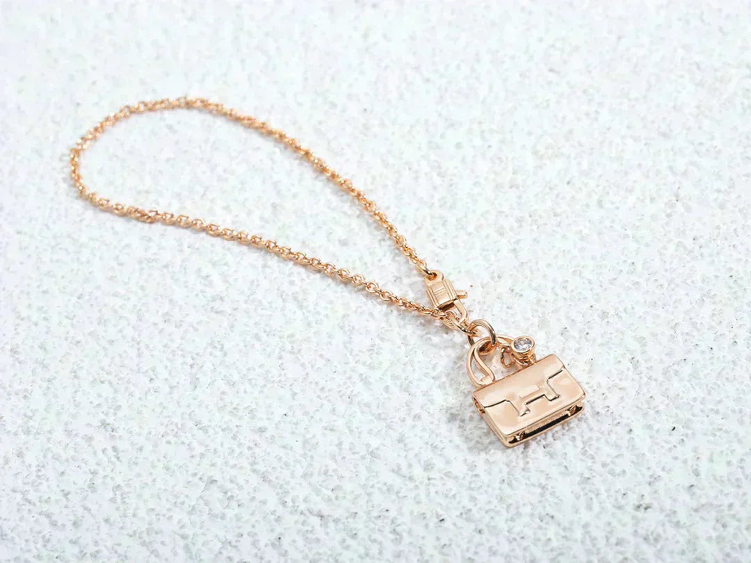 [Lumi Jewels]AMULETTE PEDANT ROSE GOLD NECKLACE