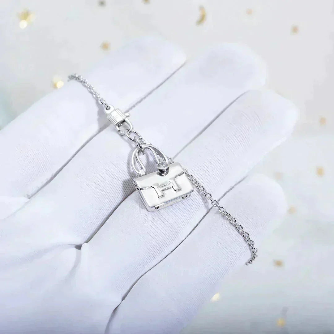 [Lumi Jewels]AMULETTE PEDANT SILVER NECKLACE
