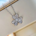 [Lumi Jewels]CLOVER DIAMOND NECKLACE SILVER