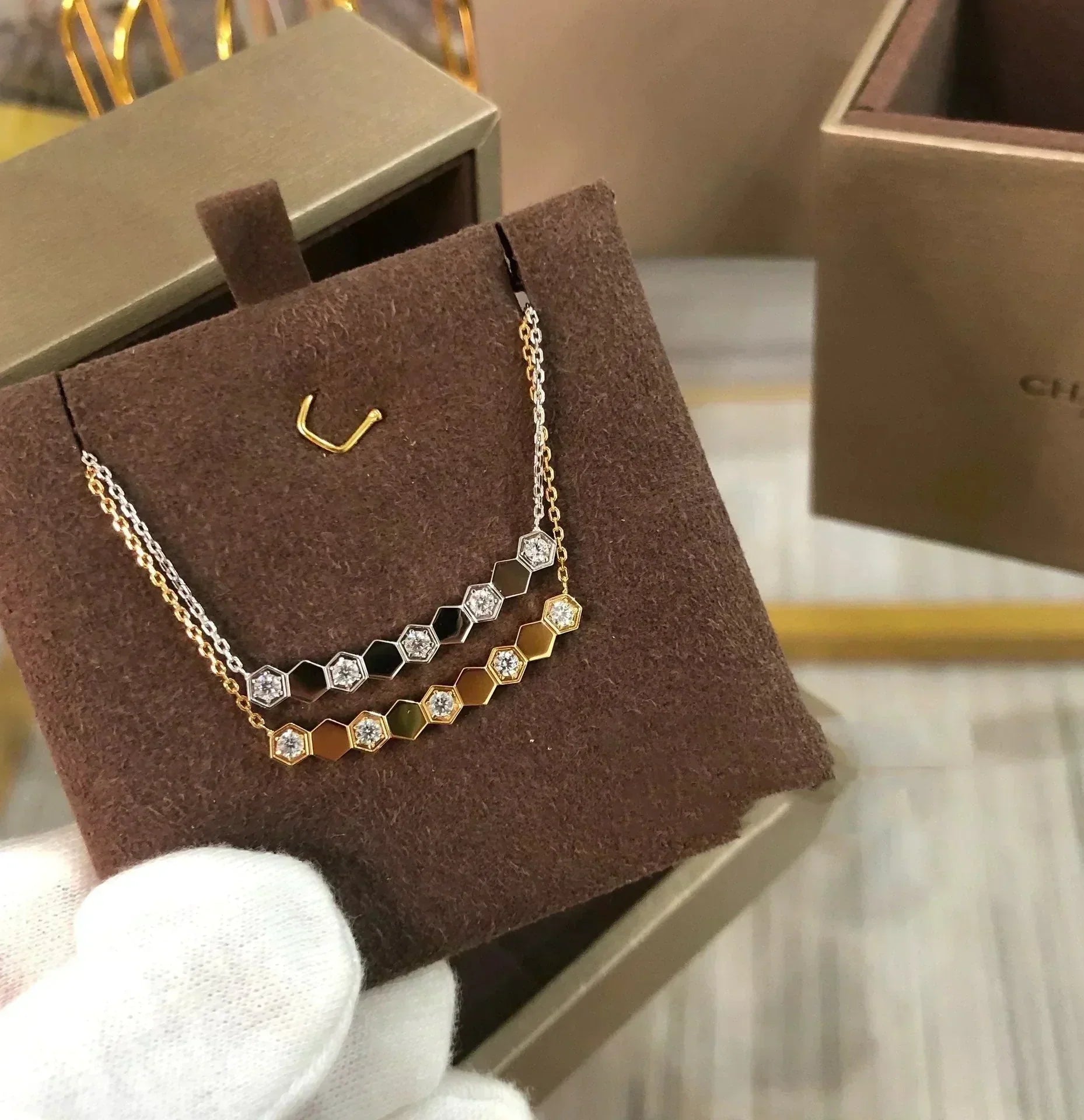 [Lumi Jewels]BEE LOVE NECKLACE DIAMOND