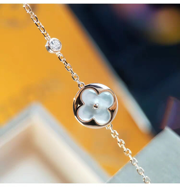[Lumi Jewels]SUN MOP GOLD 1 DIAMOND NECKLACE