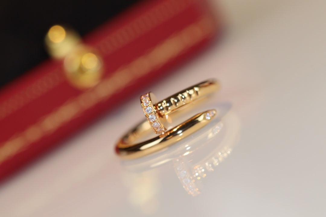[Lumi Jewels]JUSTE RING 2.65MM GOLD DIAMOND
