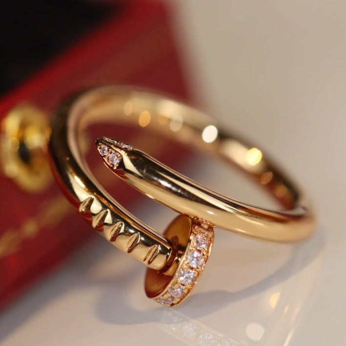 [Lumi Jewels]JUSTE RING 2.65MM GOLD DIAMOND
