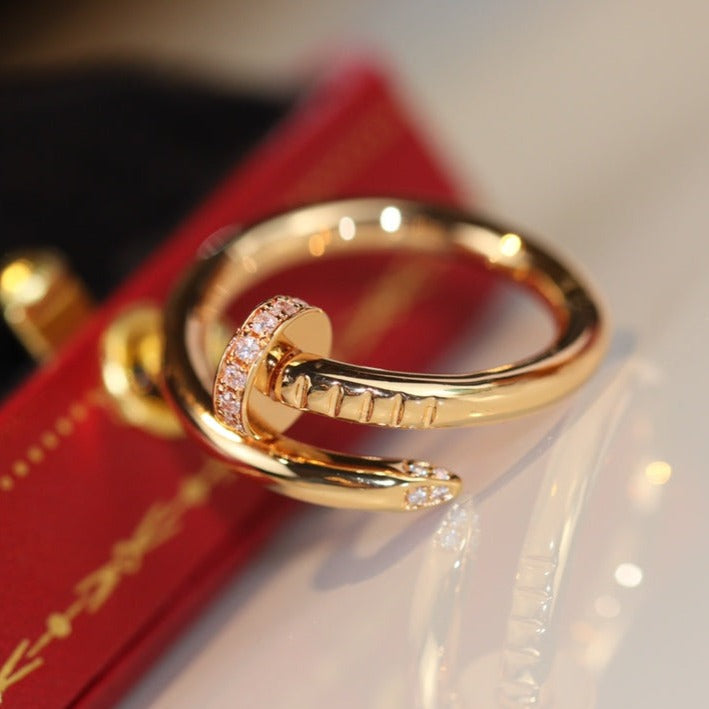 [Lumi Jewels]JUSTE RING 2.65MM GOLD DIAMOND
