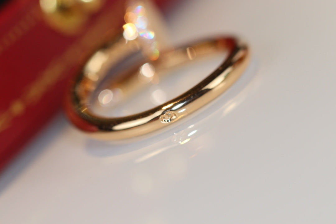 [Lumi Jewels]JUSTE RING 2.65MM GOLD DIAMOND