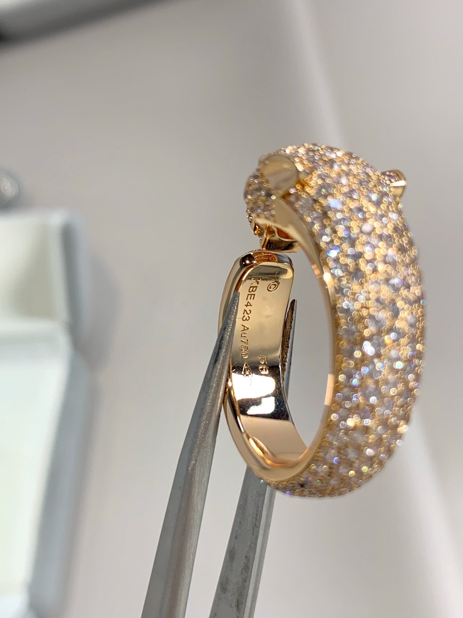 [Lumi Jewels]PANTHERE PINK GOLD DIAMOND RING