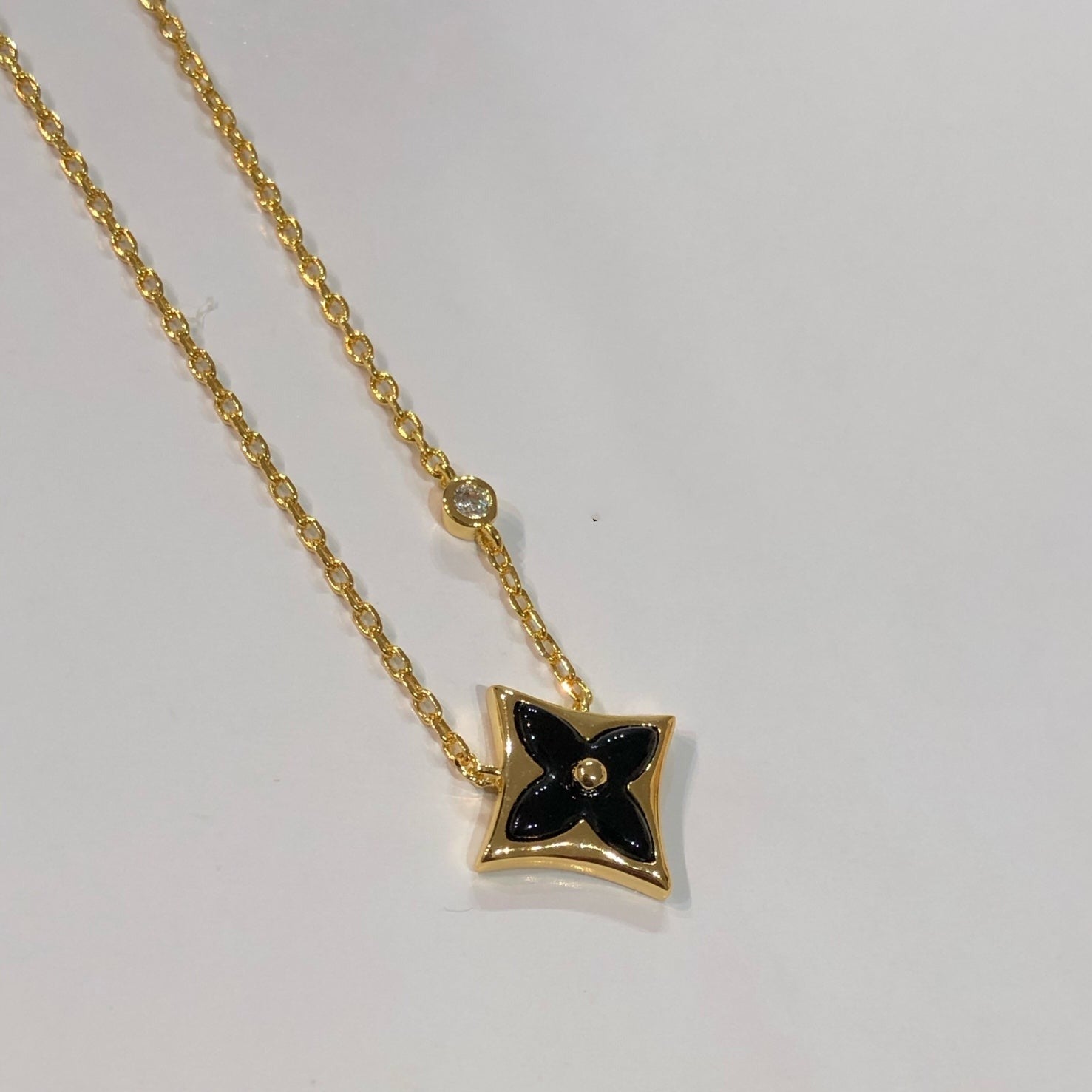 [Lumi Jewels]STAR BLACK MOP NECKLACE