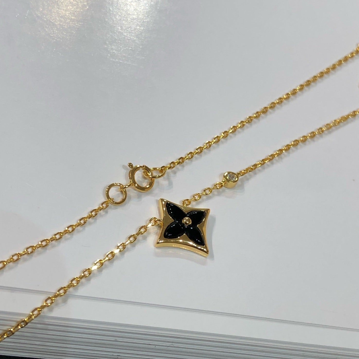 [Lumi Jewels]STAR BLACK MOP NECKLACE