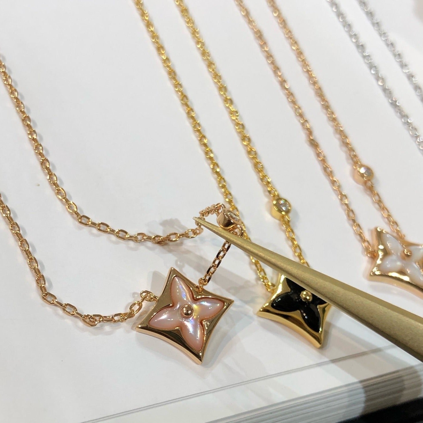 [Lumi Jewels]STAR BLACK MOP NECKLACE