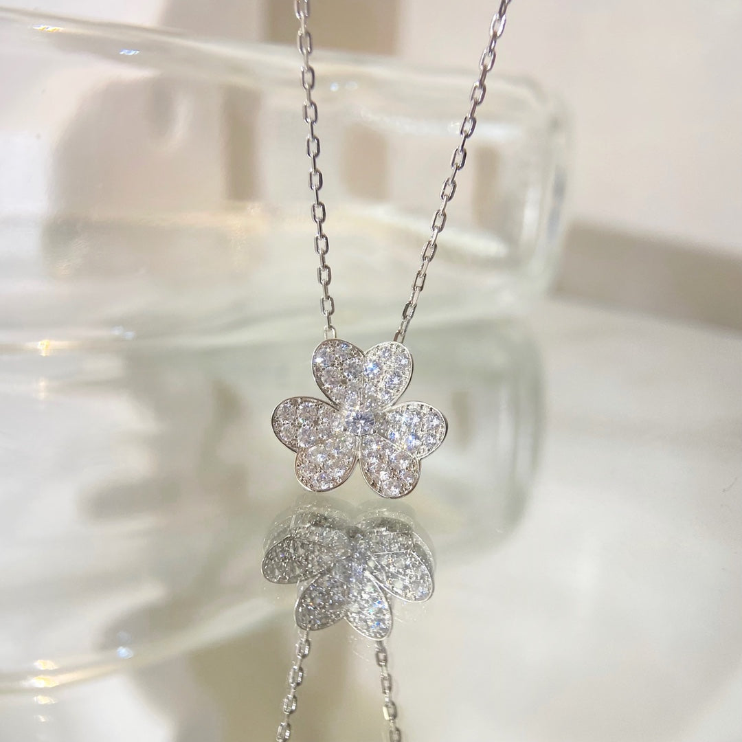[Lumi Jewels]FLOWER DIAMOND NECKLACE