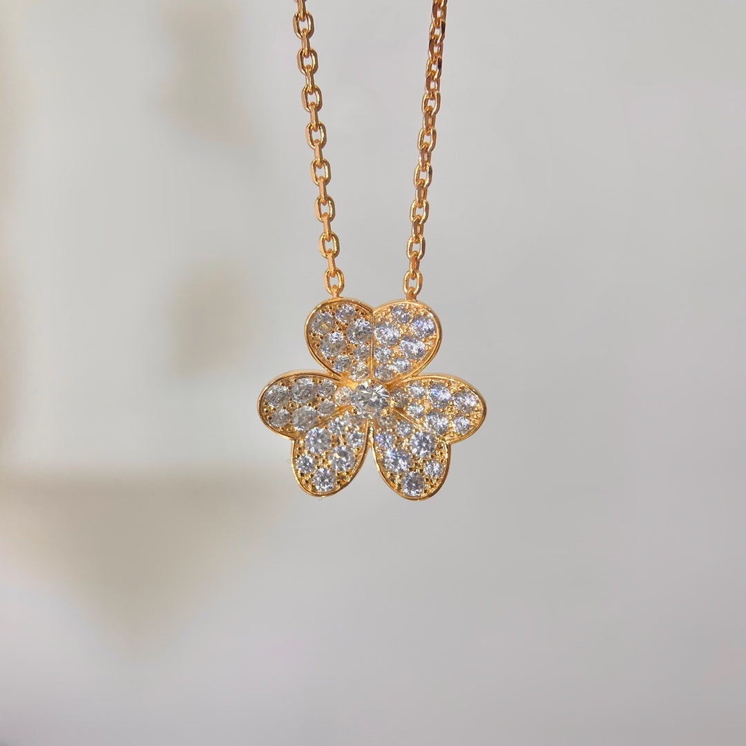 [Lumi Jewels]FLOWER DIAMOND NECKLACE
