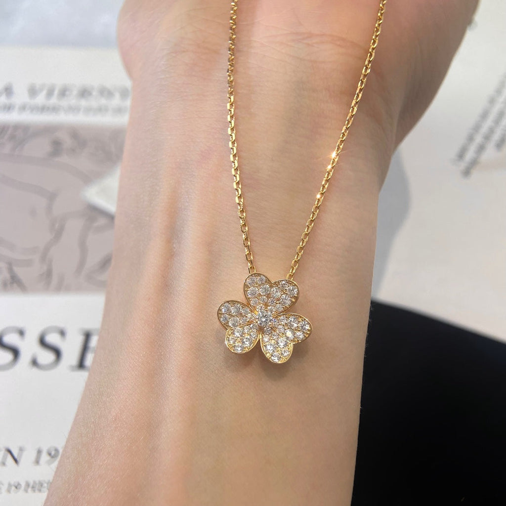 [Lumi Jewels]FLOWER DIAMOND NECKLACE