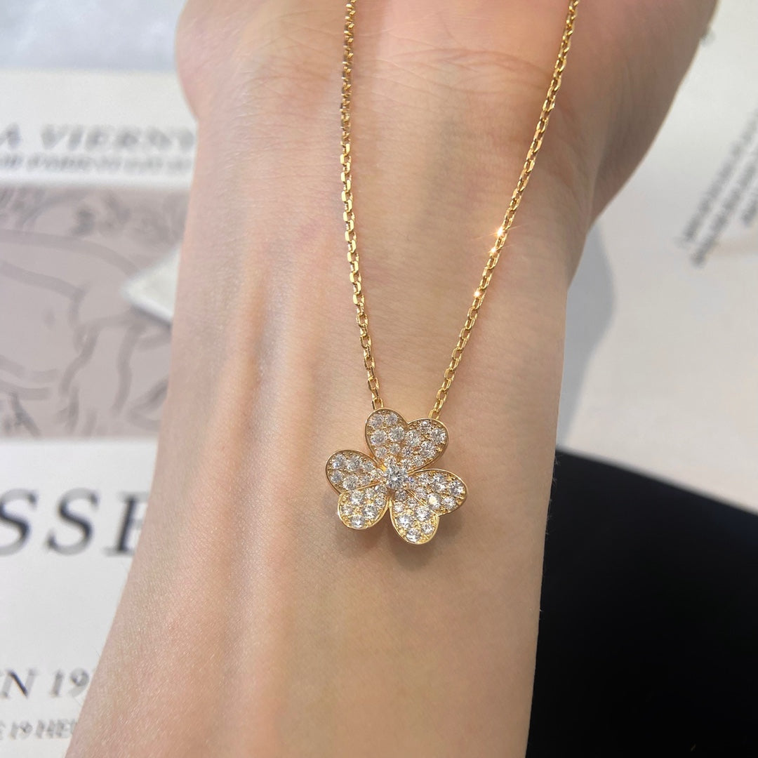 [Lumi Jewels]FLOWER DIAMOND NECKLACE