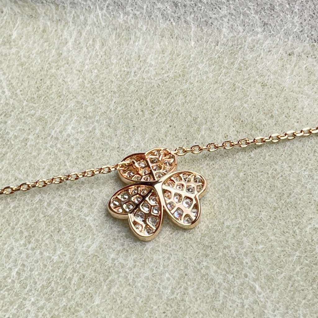 [Lumi Jewels]FLOWER DIAMOND NECKLACE