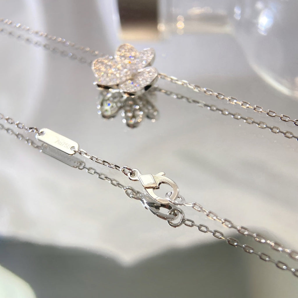 [Lumi Jewels]FLOWER DIAMOND NECKLACE