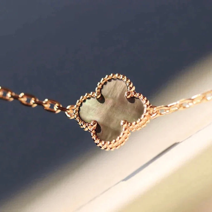 [Lumi Jewels]CLOVER 20 MOTIFS LASER DIAMOND NECKLACE