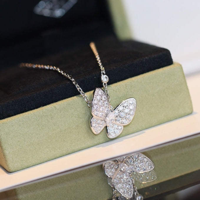 [Lumi Jewels]BUTTERFLY DIAMOND NECKLACE