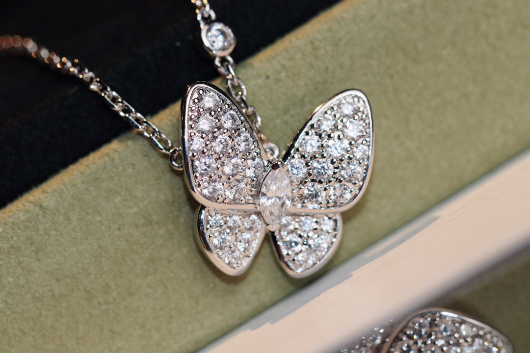 [Lumi Jewels]BUTTERFLY DIAMOND NECKLACE
