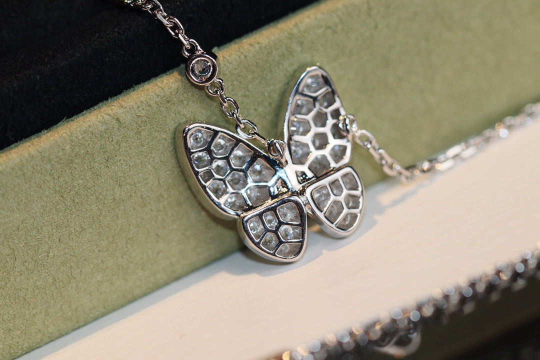 [Lumi Jewels]BUTTERFLY DIAMOND NECKLACE