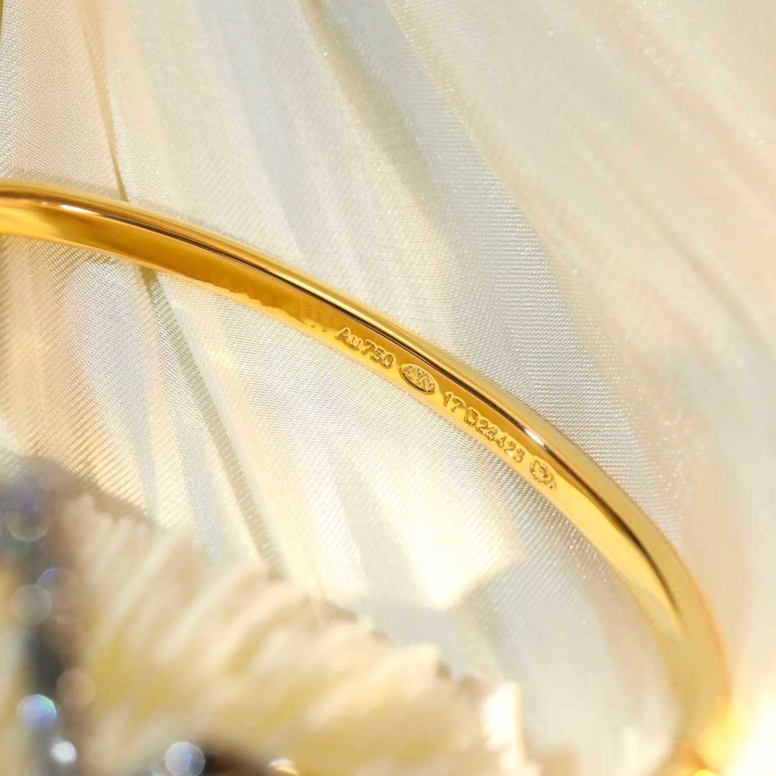 [Lumi Jewels]VOLTE UPSITE DOWN GOLD DIAMOND BRACELET