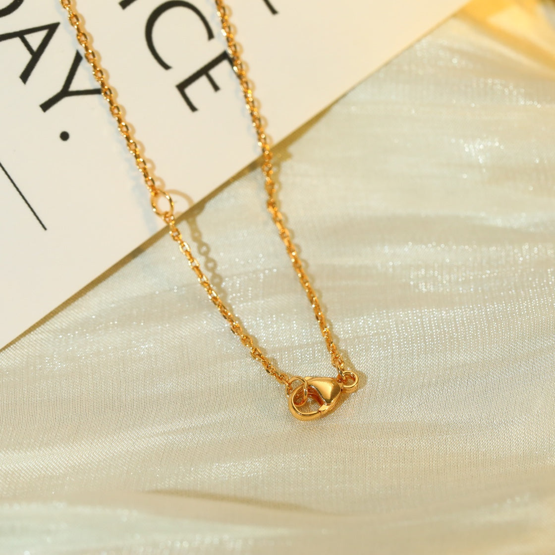 [Lumi Jewels]VOLT SILVER DIAMOND PEDANT NECKLACE