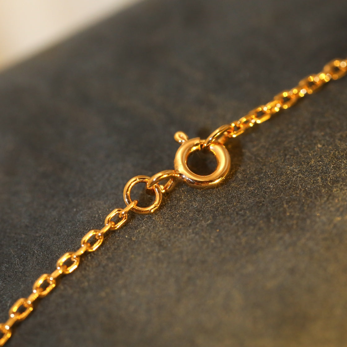 [Lumi Jewels]SUN PEDANT PINK GOLD 1 DIAMOND NECKLACE
