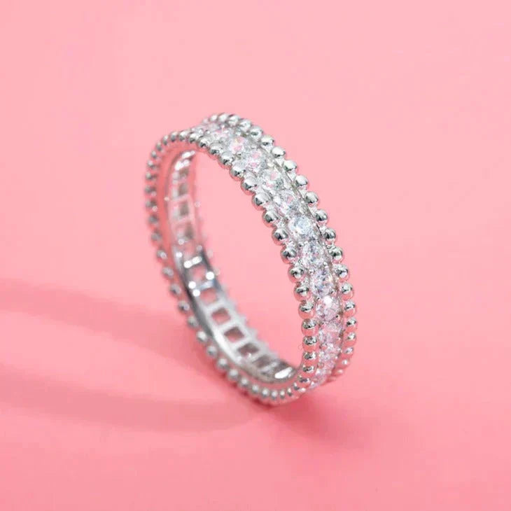 [Lumi Jewels]PERLEE DIAMOND SILVER RING