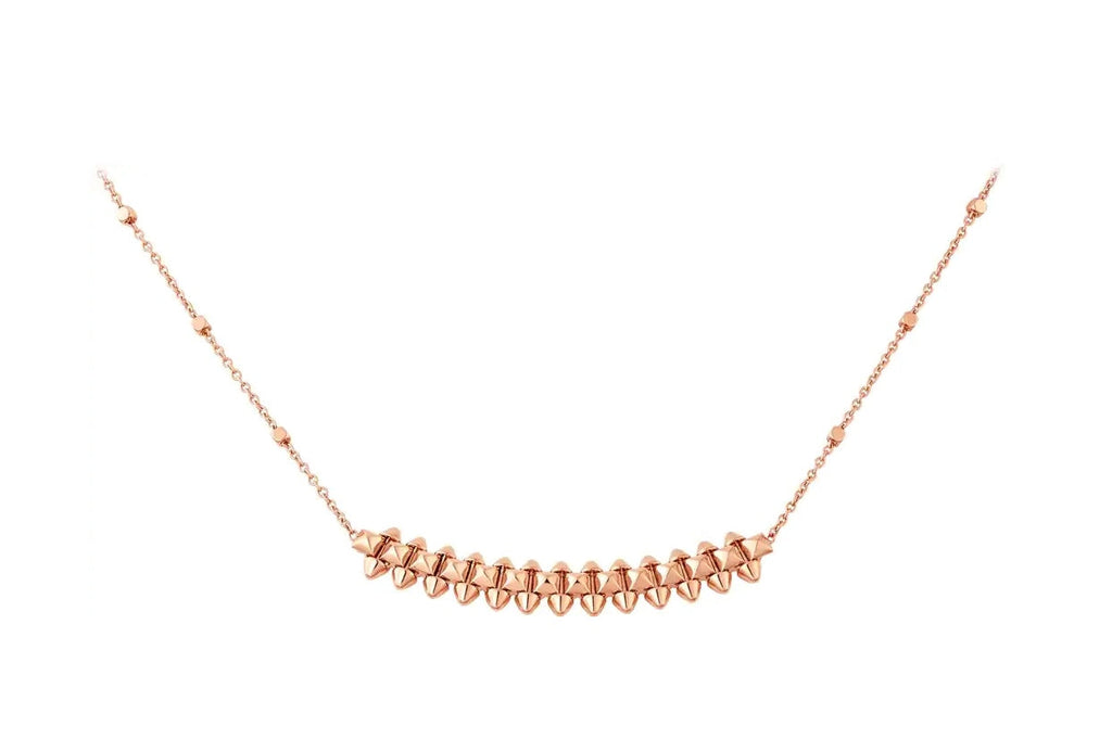 [Lumi Jewels]CLASH PINK GOLD NECKLACE