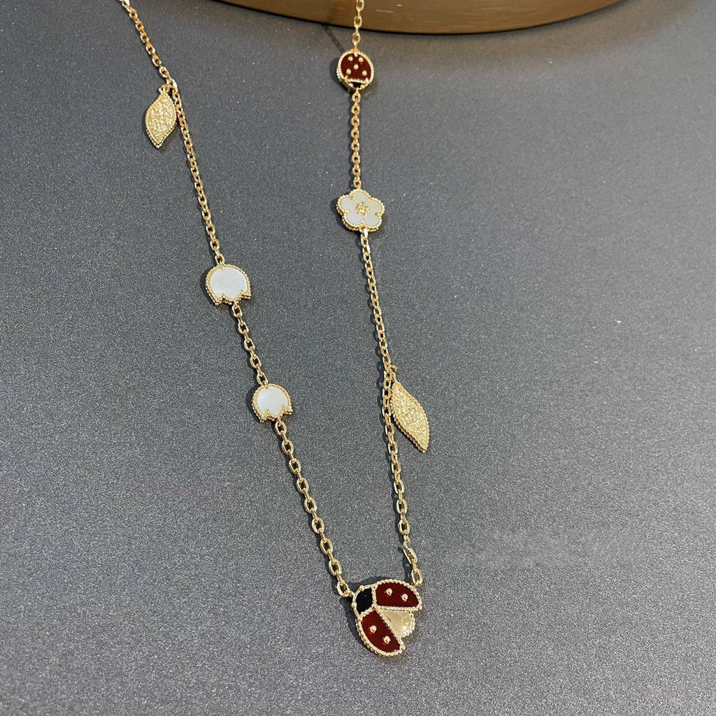 [Lumi Jewels]LUCKY SPRING 15 MOTIFS GOLD NECKLACE