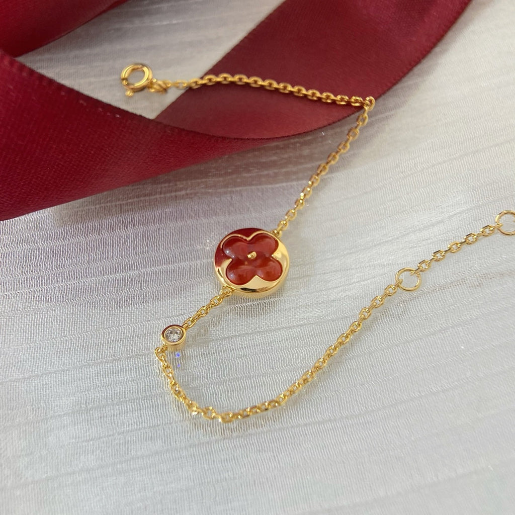 [Lumi Jewels]SUN PEDANT CARNELIAN BRACELET