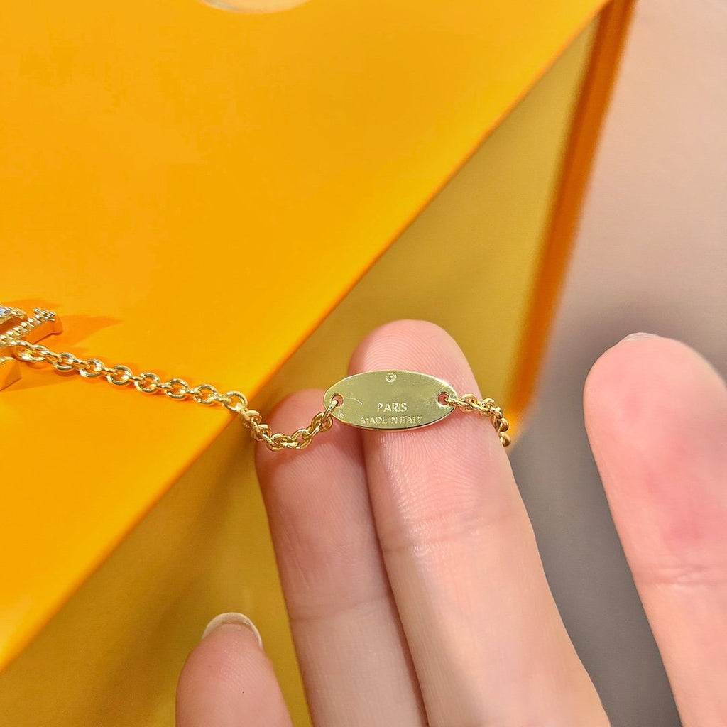 [Lumi Jewels]LOGO STAR MOTIF GOLD BRACELET