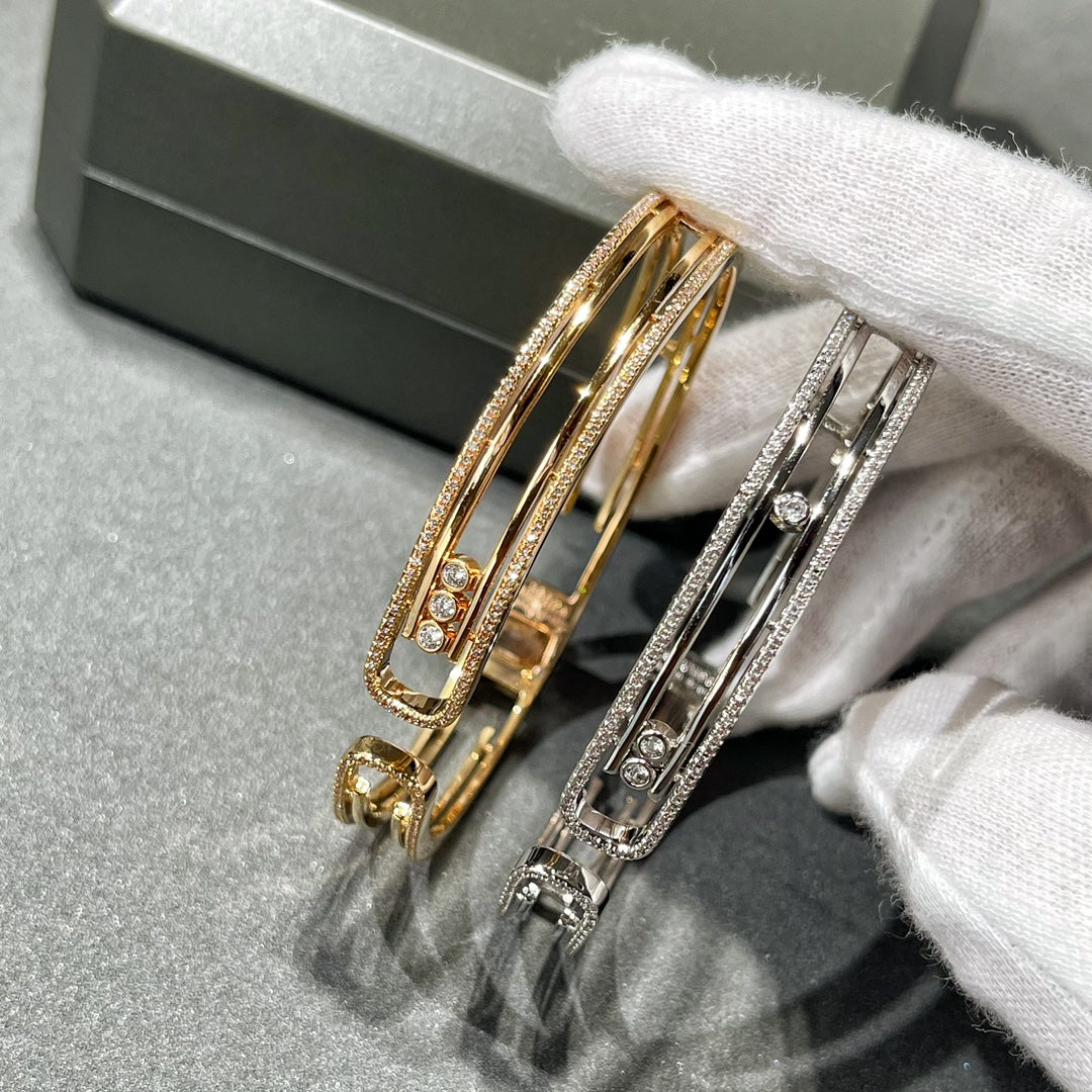 [Lumi]MOVE 10TH PAVED DIAMOND BRACELET