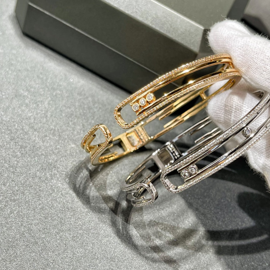 [Lumi]MOVE 10TH PAVED DIAMOND BRACELET
