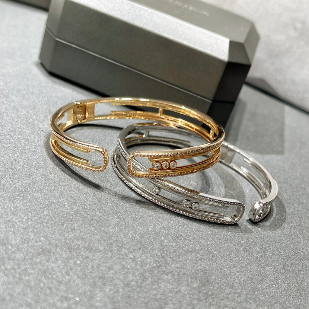 [Lumi]MOVE 10TH PAVED DIAMOND BRACELET
