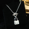 [Lumi Jewels]POP H PEDANT SILVER NECKLACE