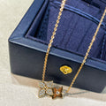 [Lumi Jewels]STAR BLOSSOM NECKLACE PINK GOLD DIAMONDS