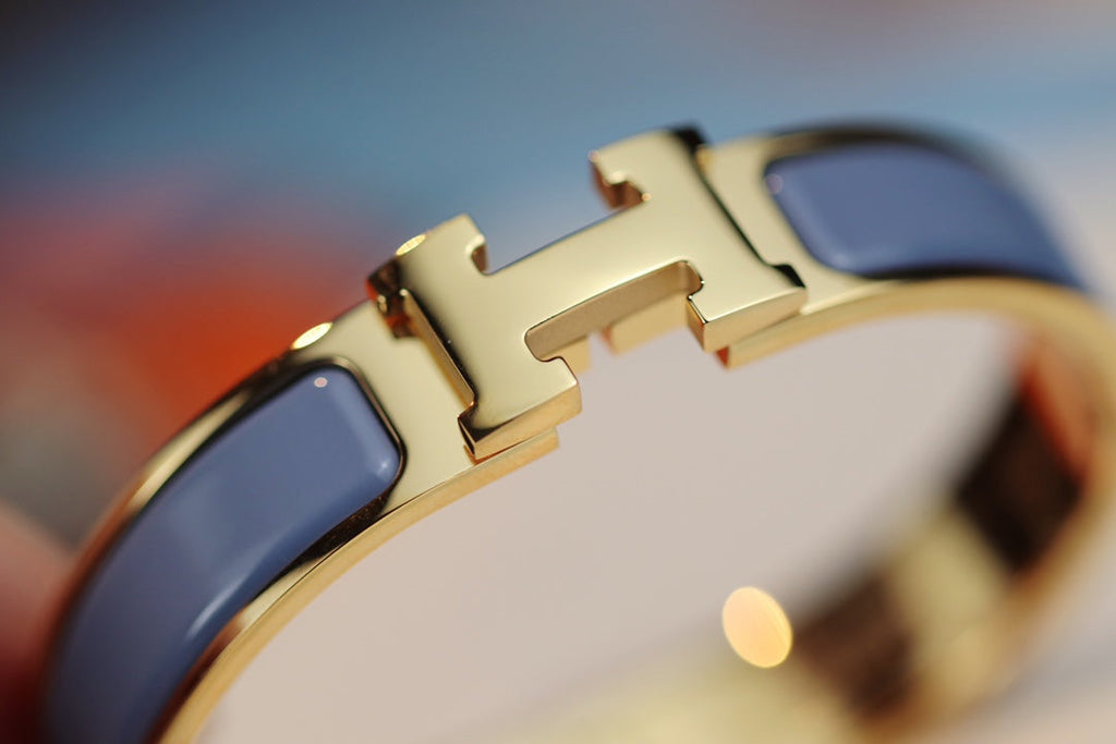 [Lumi Jewels]H BRACELET 12MM BLUE GRAY