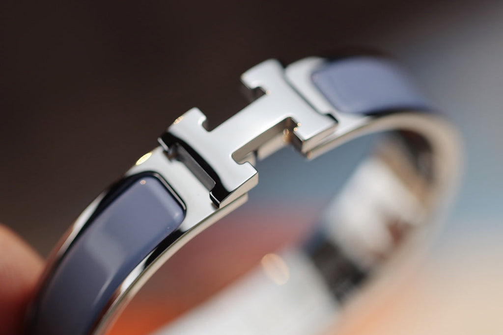 [Lumi Jewels]H BRACELET 12MM BLUE GRAY