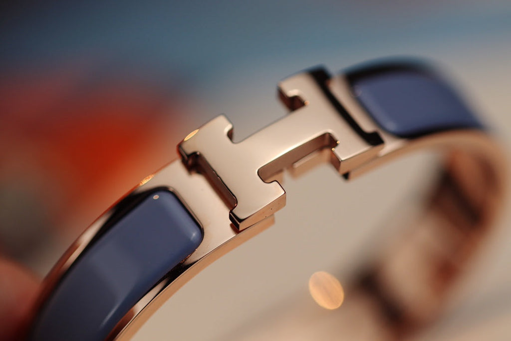 [Lumi Jewels]H BRACELET 12MM BLUE GRAY