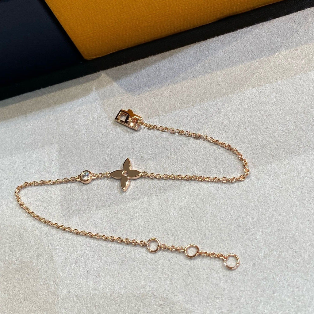 [Lumi Jewels]STAR DIAMOND PINK GOLD BRACELET