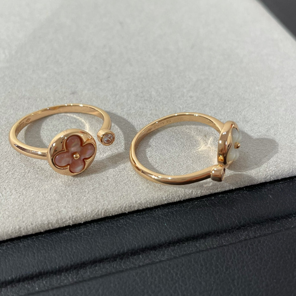 [Lumi Jewels]SUN 1 DIAMOND PINK MOP RING