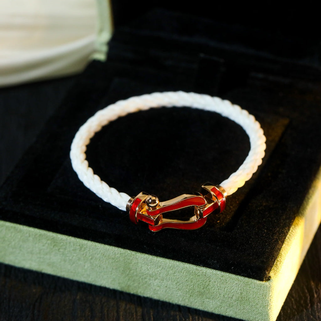 [Lumi Jewels]FORCE 10 WHITE TEXTILE DIAMOND PAVED