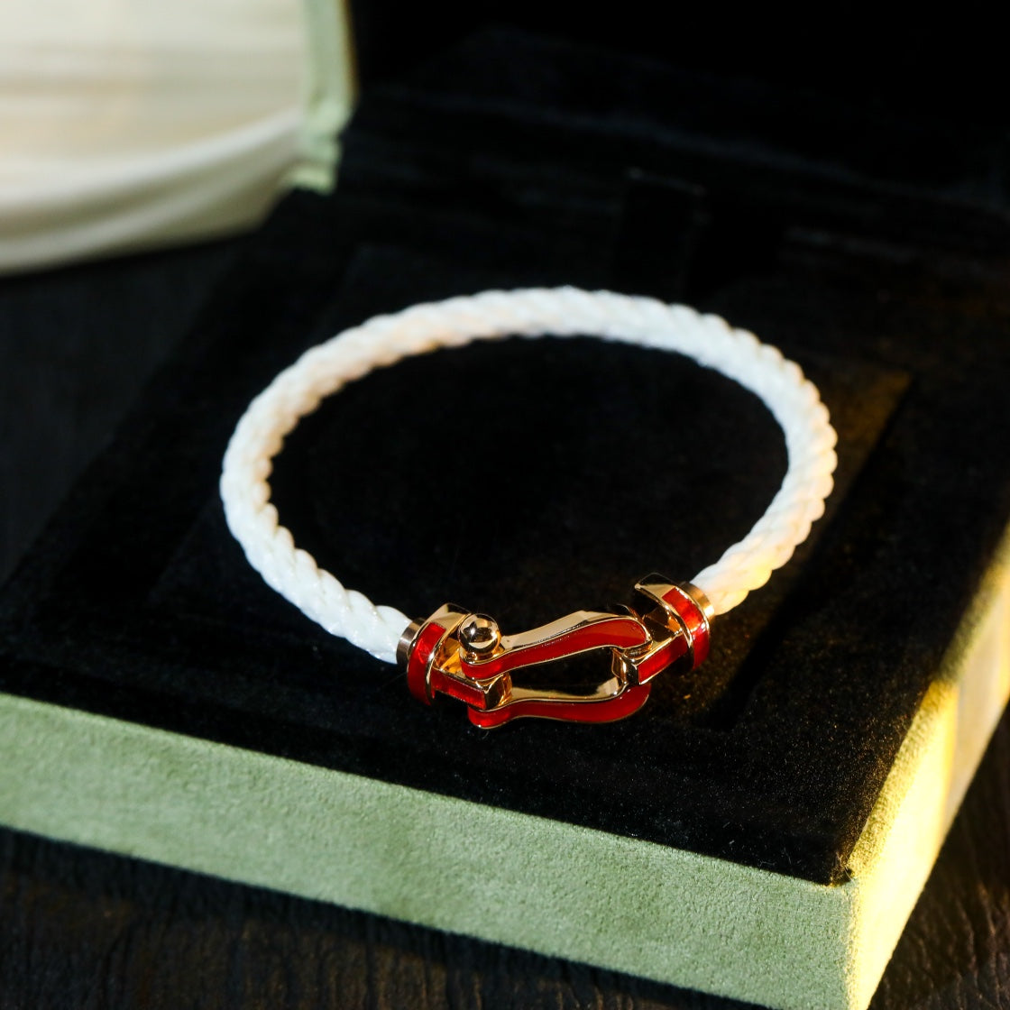 [Lumi Jewels]FORCE 10 WHITE TEXTILE DIAMOND PAVED