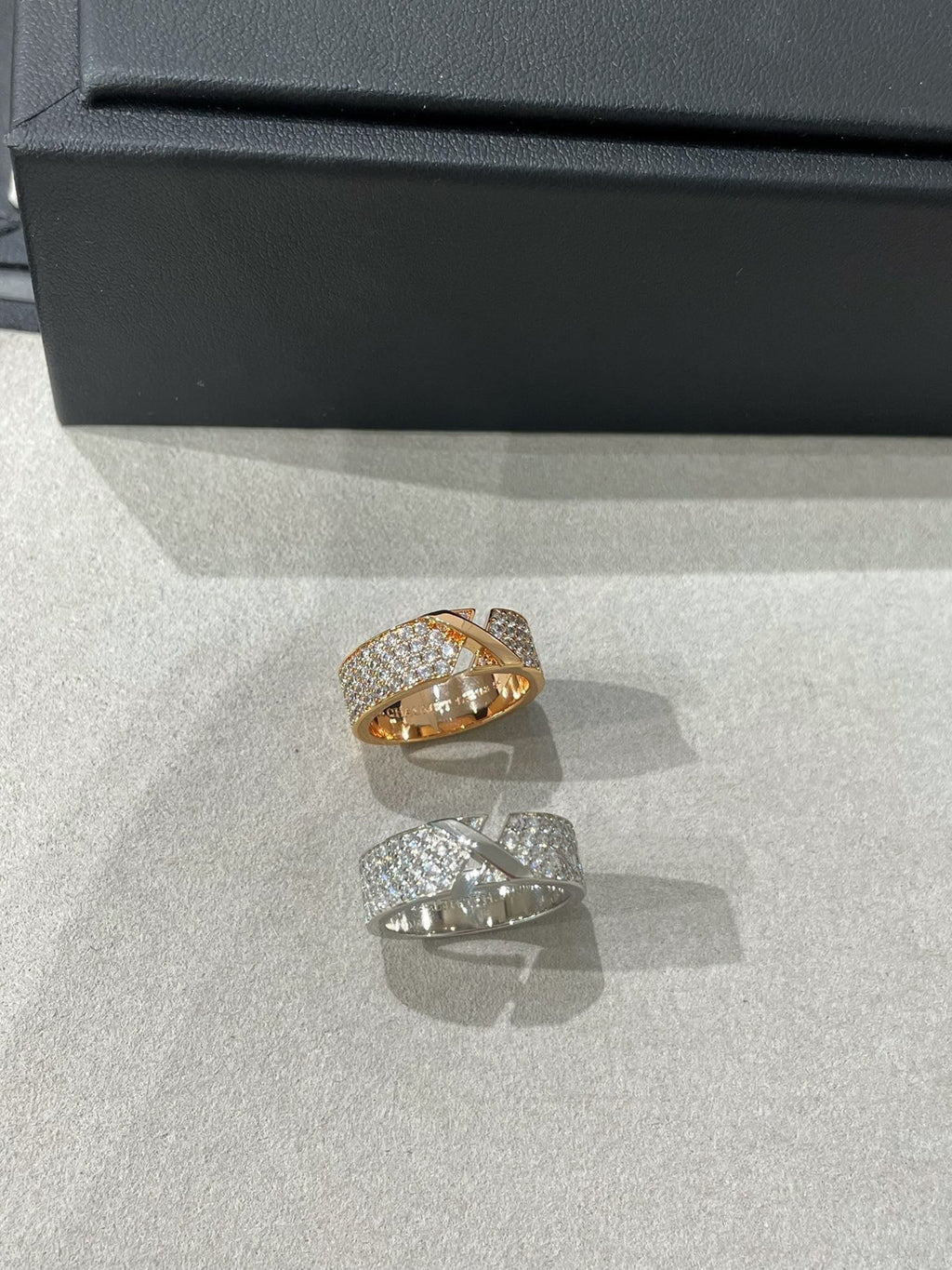 [Lumi Jewels]LIENS EVIDENCE  DIAMOND PAVED RING